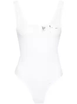 Боди Signature с логотипом Mugler, белый