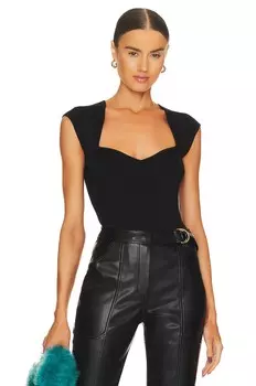 Боди SIMKHAI Barbara Sweetheart, черный