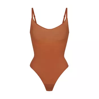 Боди SKIMS Everyday Sculpt, бронзовый