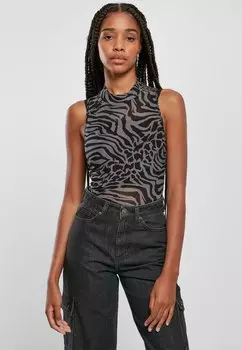 Боди SLEEVELESS Urban Classics, серый