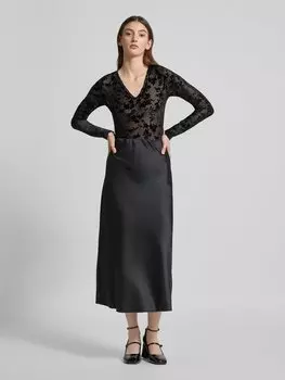 Боди со структурным рисунком модель «Маккенна» moves, черный