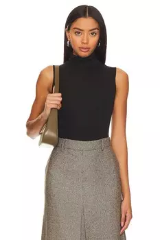 Боди Sophie Rue Turtleneck Tank, черный