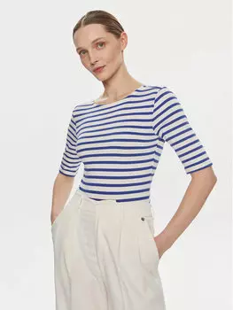 Боди стандартного кроя Pieces, синий