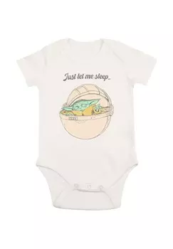 Боди STAR WARS THE MANDALORIAN LET ME SLEEP Star Wars, молочный