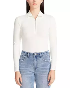 Боди Steve Madden Zip Service Bodysuit, слоновая кость