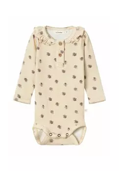 Боди STRAMPLER LANGARM Lil' Atelier, цвет fog