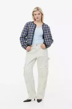 Боди-стринги из рубчатого трикотажа H&M, синий