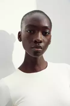 Боди-стринги из трикотажа H&M, бежевый