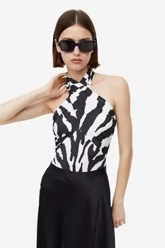 Боди-стринги с бретелькой на шее H&M