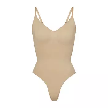Боди-стринги SKIMS Seamless Sculpt, цвет Clay