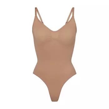 Боди-стринги SKIMS Seamless Sculpt, цвет Sienna