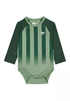 Боди STRIPED Hummel, зеленый