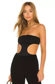 Боди superdown Darcey Cut Out, черный