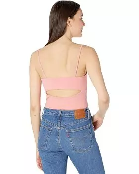 Боди Susana Monaco Cutout Back Solid Bodysuit, цвет Lotus