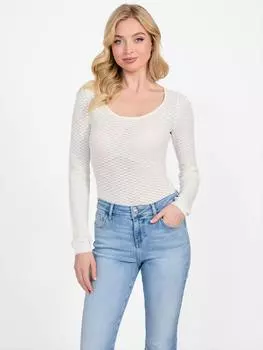 Боди-свитер Caroline Guess Factory, цвет milky