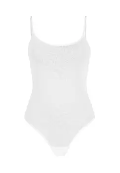 Боди Teyli Mesh suit mit dnnen Trgern Sophi, белый