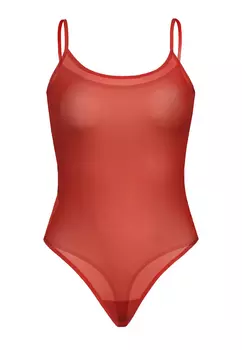 Боди Teyli Mesh suit mit dnnen Trgern Sophi, красный