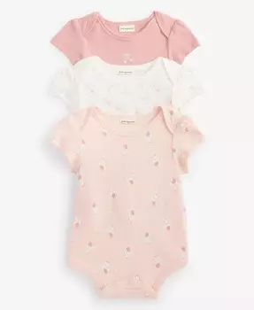 Боди Tiny Dancer для маленьких девочек, набор из 3 штук, создано для Macy's First Impressions, белый