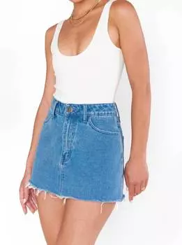 Боди Tobi Rib Knit белого цвета Show Me Your Mumu