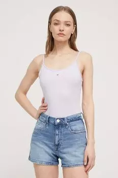 Боди Tommy Jeans, фиолетовый