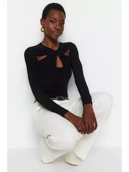 Боди trendyol, черный