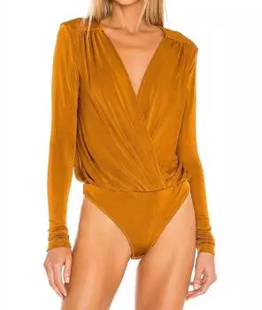 Боди Turnt в цвете Honey Ginger Free People