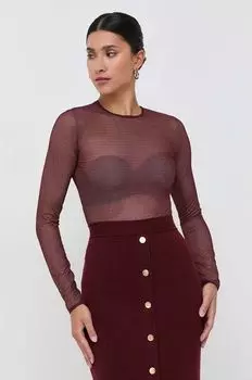 Боди Twinset, бордовый