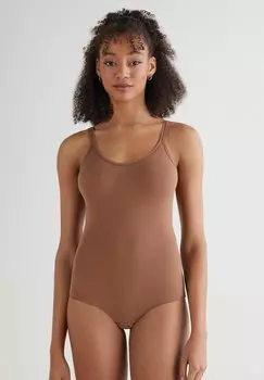 Боди ULTRALIGHT Intimissimi, коричневый
