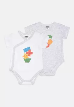 Боди UNISEX 2 PACK Jacky Baby, цвет grey/multi-coloured