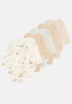 Боди UNISEX 6 PACK Carter's, цвет beige