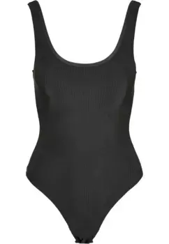 Боди URBAN CLASSICS " Urban Classics Ladies Shiny Rib Body", черный