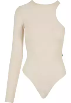 Боди URBAN CLASSICS "Женское женское боди Urban Classics из органического эластичного асимметричного силуэта", белый