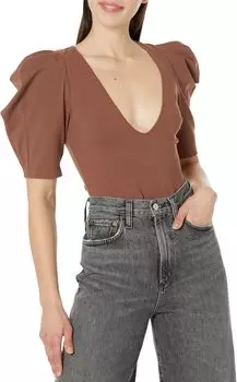 Боди Va Va Voop Free People, цвет Java