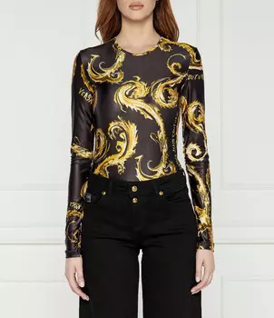 Боди Versace Jeans Couture Slim Fit, черный