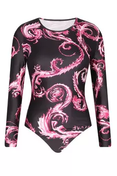 Боди Versace Jeans Couture Slim Fit, черный