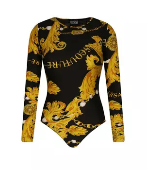 Боди Versace Jeans Couture Slim Fit, черный