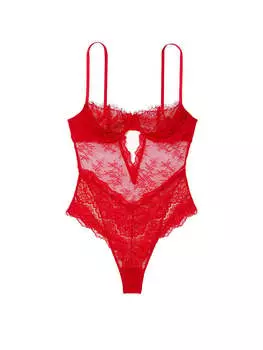 Боди Victoria's Secret Very Sexy Teddy, тёмно-красный