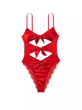 Боди Victoria's Secret Very Sexy Tied-with-a-Bow Teddy, красный