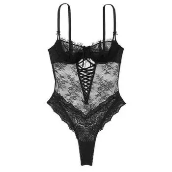 Боди Victoria's Secret Wicked Teddy, черный