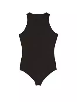 Боди Victoria's Secret Pink Base Stretch High-neck, черный