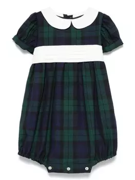 Боди в клетку шотландки Mariella Ferrari, зеленый