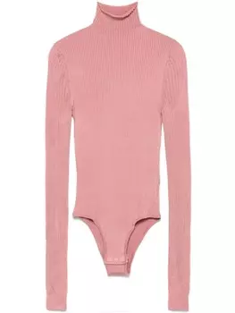 Боди в рубчик FENDI, розовый