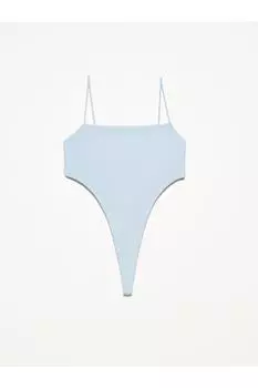 Боди в рубчик-синий Dilvin