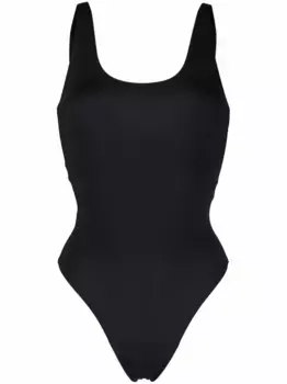 Боди в рубчик Wolford, черный