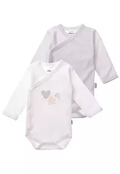 Боди WICKEL HERZEN 2 PACK Liliput, цвет weiss grau