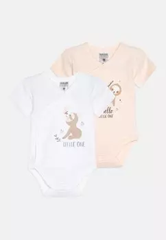 Боди WRAP AROUND SHORT SLEEVES GIRLS 2 PACK Jacky Baby, розовый