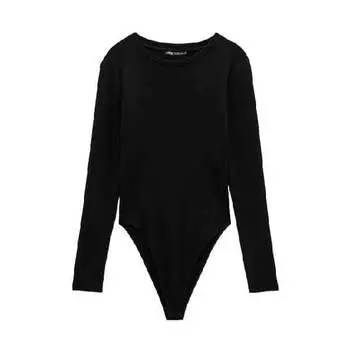 Боди Zara Long Sleeves, черный