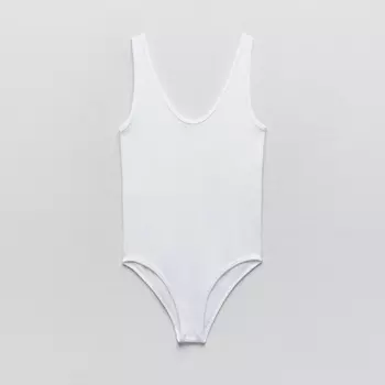 Боди Zara Seamless, белый