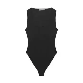 Боди Zara Stretch Knit, черный