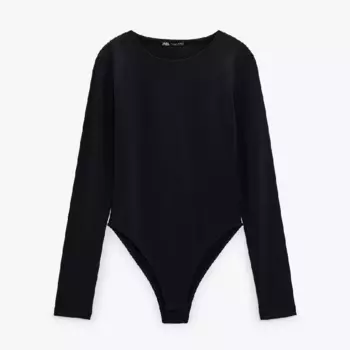 Боди Zara With Stretch, черный